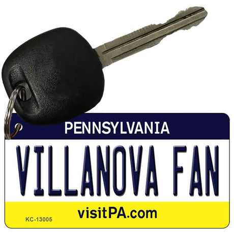 Villanova Fan Novelty Metal Key Chain KC-13005