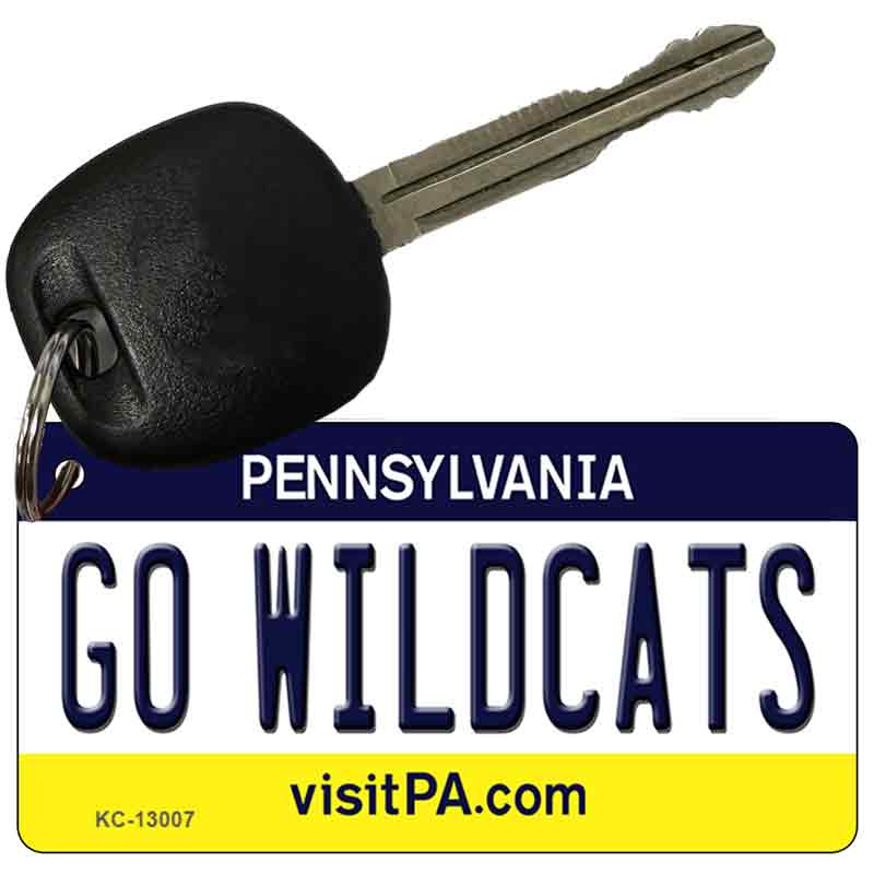 Go Wildcats Novelty Metal Key Chain KC-13007