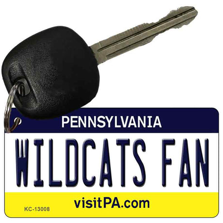 Wildcats Fan Novelty Metal Key Chain KC-13008