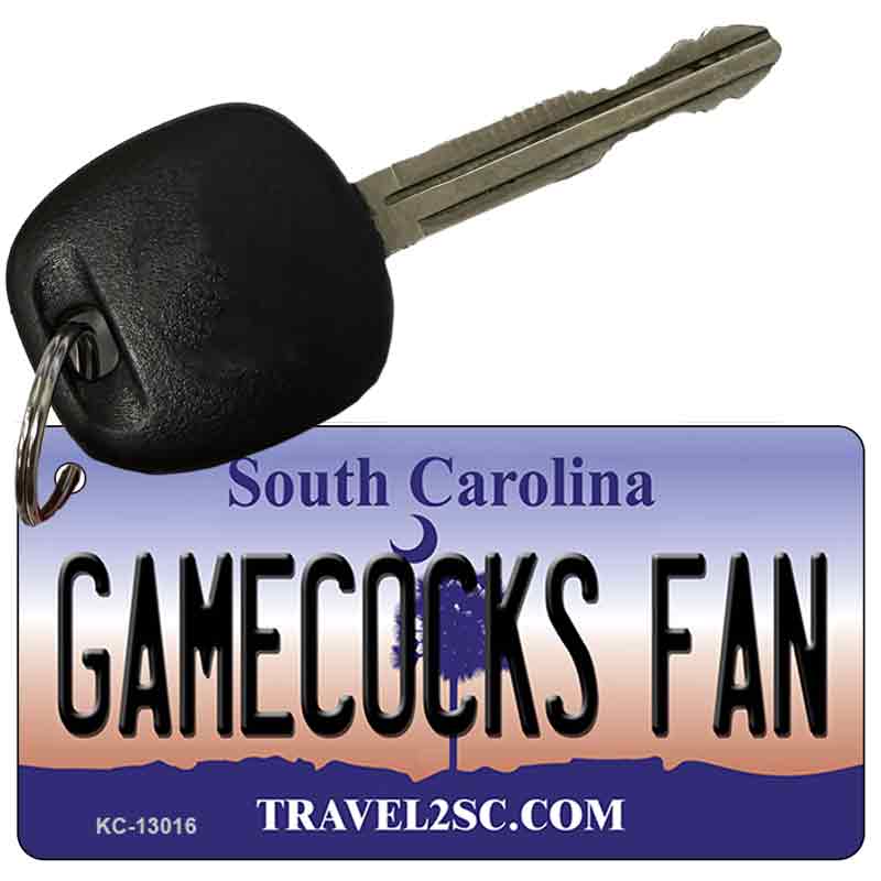 Gamecocks Fan Novelty Metal Key Chain KC-13016