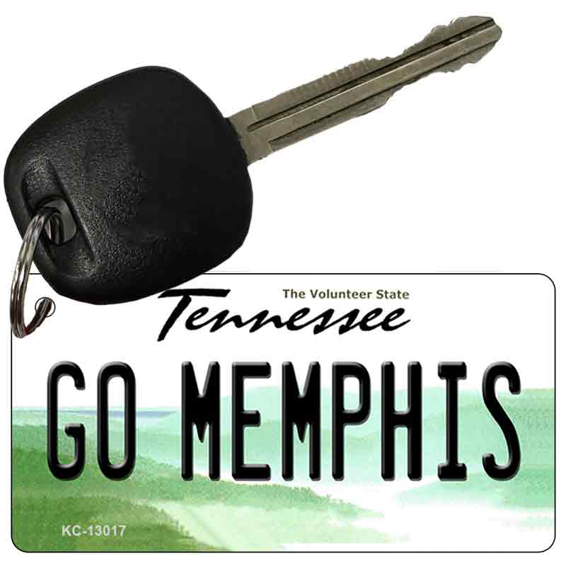 Go Memphis Novelty Metal Key Chain KC-13017