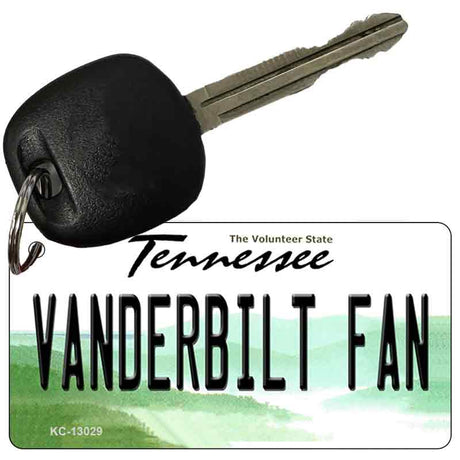 Vanderbilt Fan Novelty Metal Key Chain KC-13029