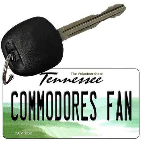 Commodores Fan Novelty Metal Key Chain KC-13032