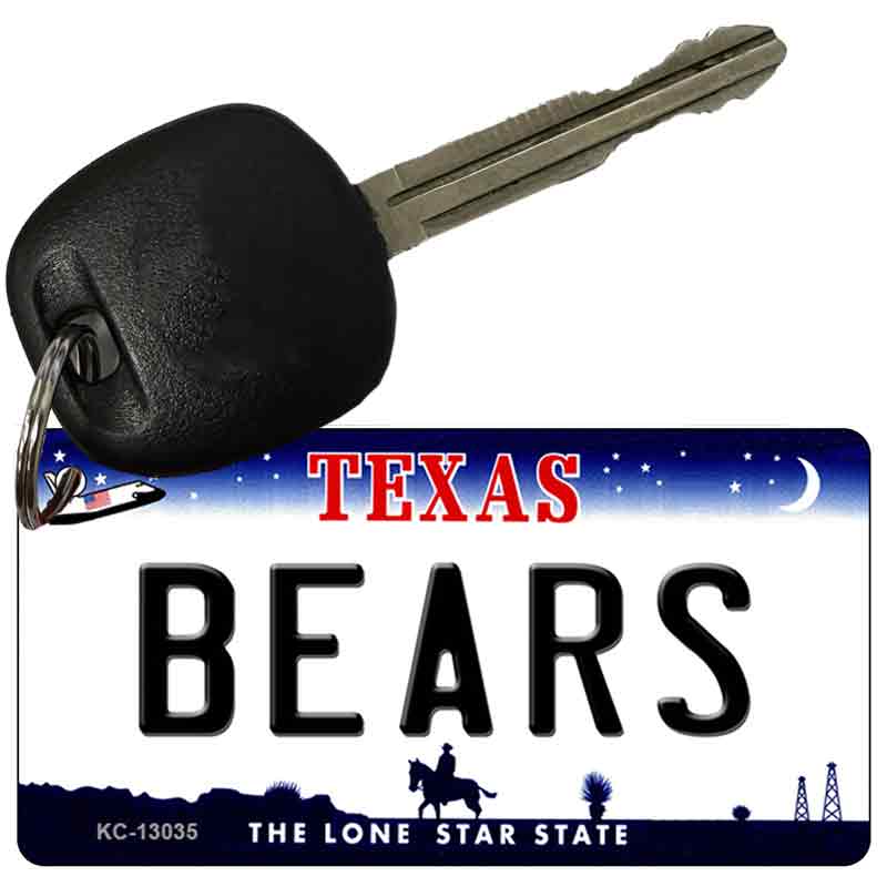 Bears Novelty Metal Key Chain KC-13035