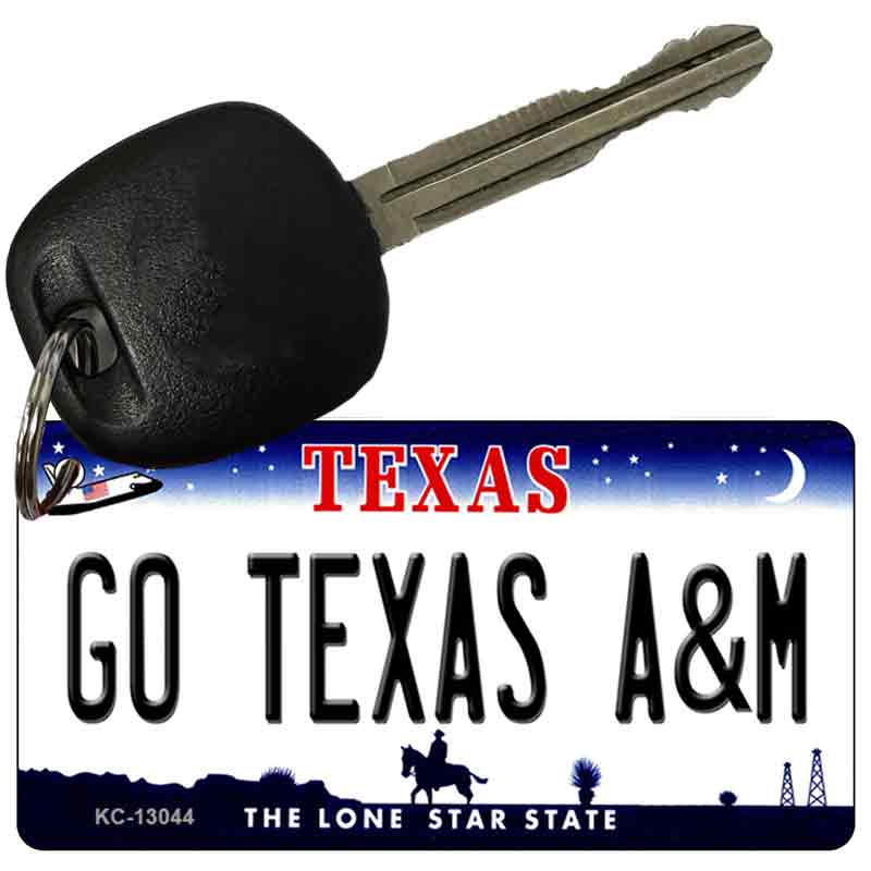 Go Texas A&M Novelty Metal Key Chain KC-13044