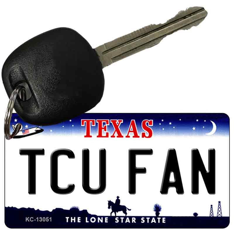 TCU Fan Novelty Metal Key Chain KC-13051