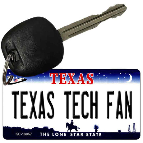 Texas Tech Fan Novelty Metal Key Chain KC-13057