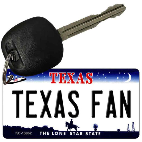 Texas Fan Novelty Metal Key Chain KC-13062