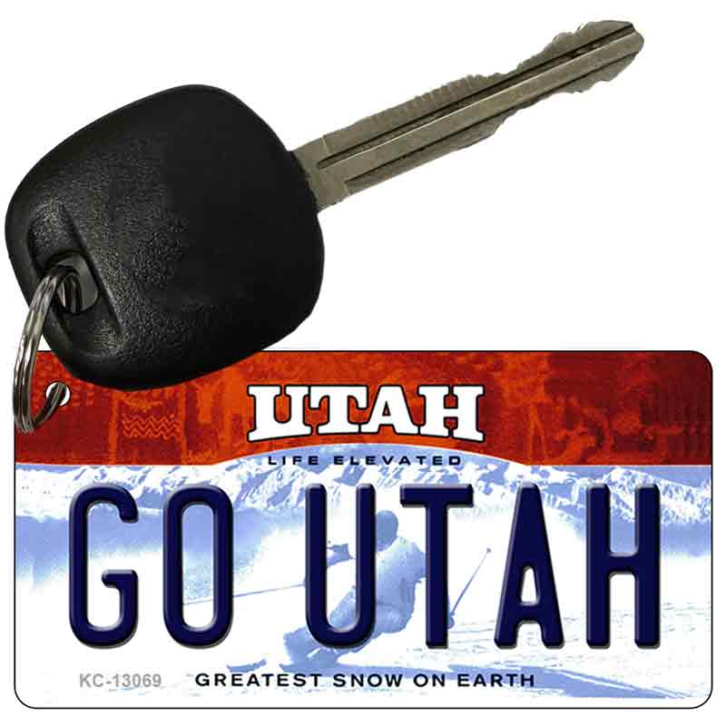 Go Utah Novelty Metal Key Chain KC-13069