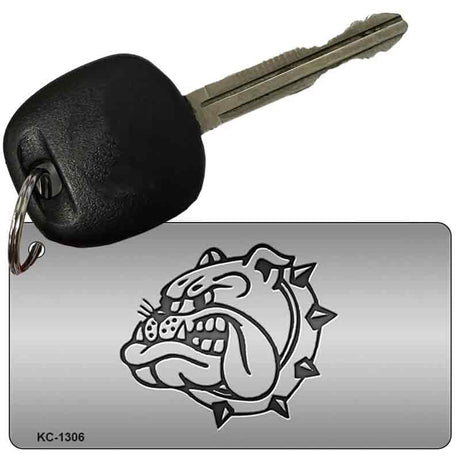 Bull Dog Novelty Aluminum Key Chain KC-1306