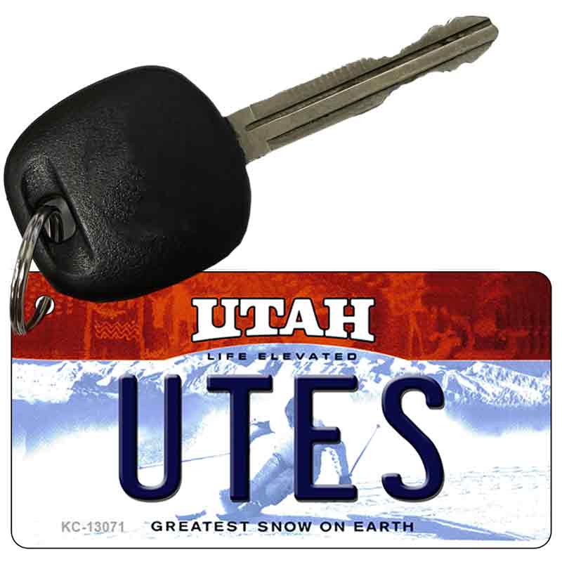 Utes Novelty Metal Key Chain KC-13071