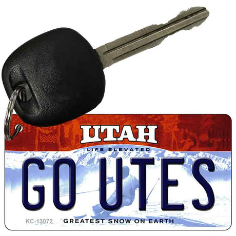 Go Utes Novelty Metal Key Chain KC-13072