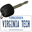 Virginia Tech Novelty Metal Key Chain KC-13084