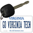 Go Virginia Tech Novelty Metal Key Chain KC-13085