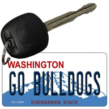 Go Bulldogs Novelty Metal Key Chain KC-13091