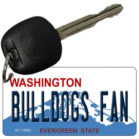 Bulldogs Fan Novelty Metal Key Chain KC-13092