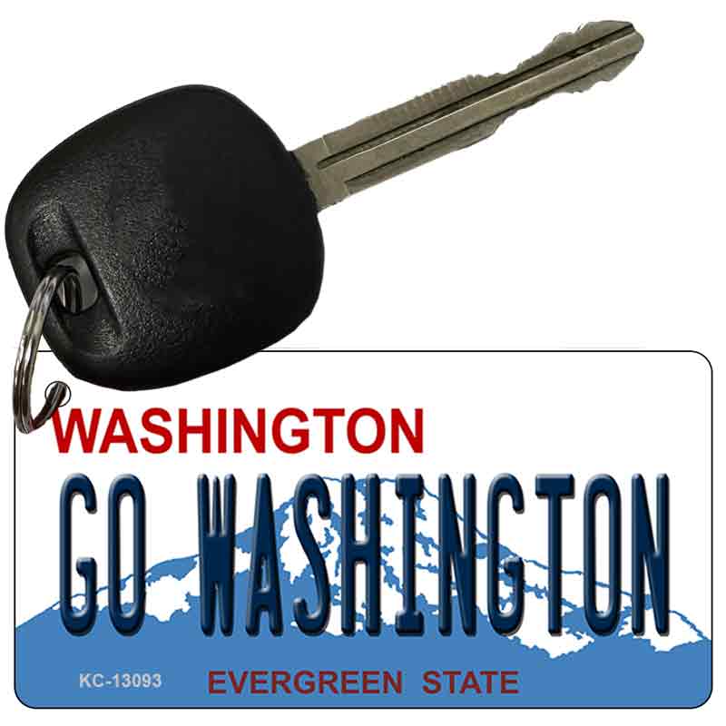 Go Washington Novelty Metal Key Chain KC-13093