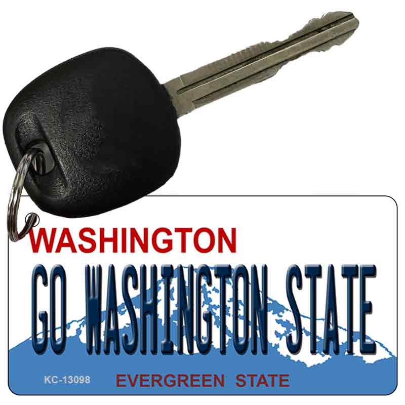 Go Washington State Novelty Metal Key Chain KC-13098