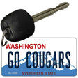 Go Cougars Novelty Metal Key Chain KC-13100