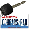 Cougars Fan Novelty Metal Key Chain KC-13101