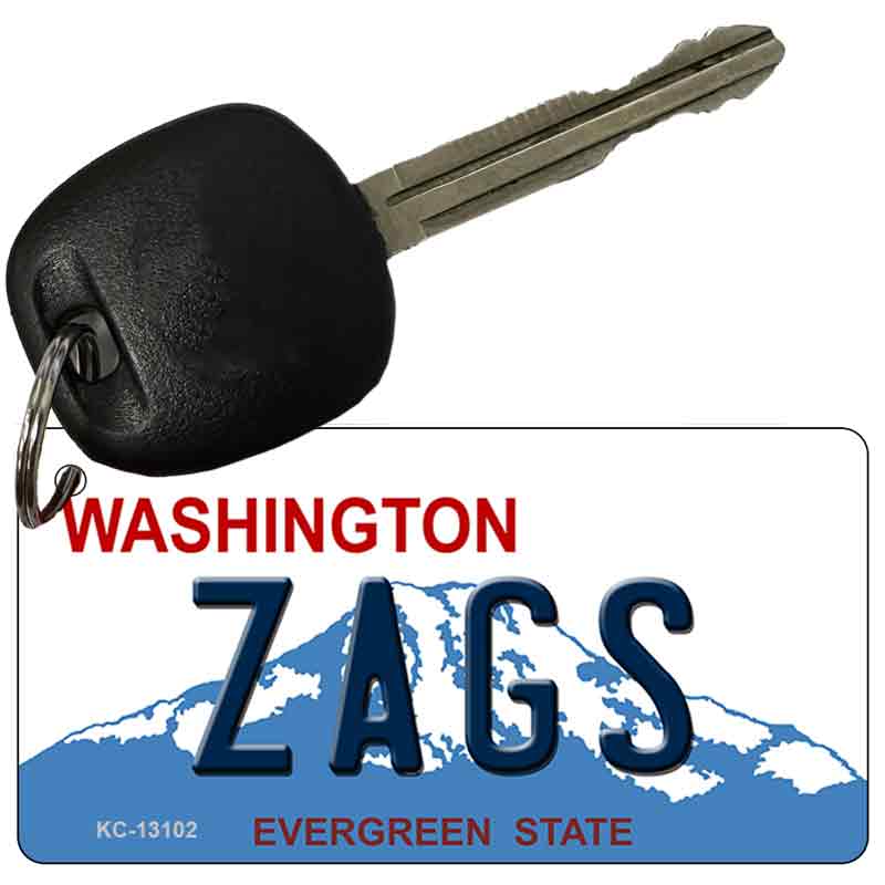 Zags Novelty Metal Key Chain KC-13102