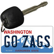 Go Zags Novelty Metal Key Chain KC-13103