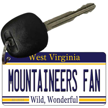 Mountaineers Fan Novelty Metal Key Chain KC-13113