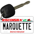 Marquette Novelty Metal Key Chain KC-13114