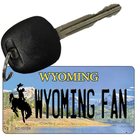 Wyoming Fan Novelty Metal Key Chain KC-13126