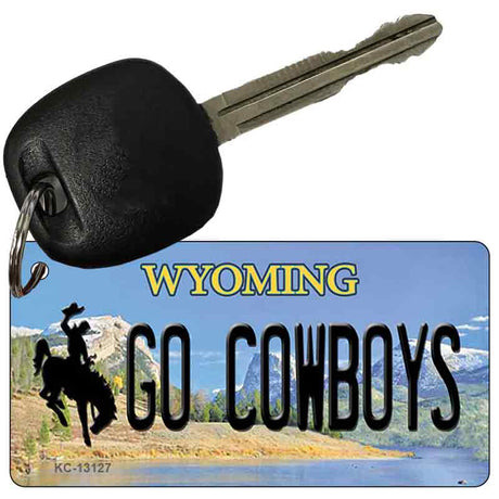 Go Cowboys Novelty Metal Key Chain KC-13127