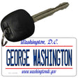 George Washington Novelty Metal Key Chain KC-13129