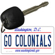 Go Colonials Novelty Metal Key Chain KC-13133