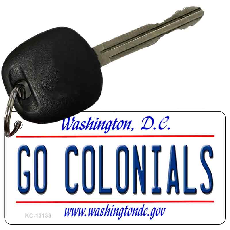 Go Colonials Novelty Metal Key Chain KC-13133