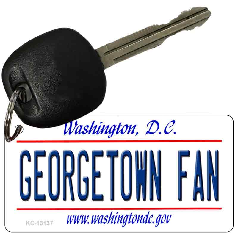 Georgetown Fan Novelty Metal Key Chain KC-13137