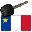 Acadian Canada Flag Novelty Metal Key Chain