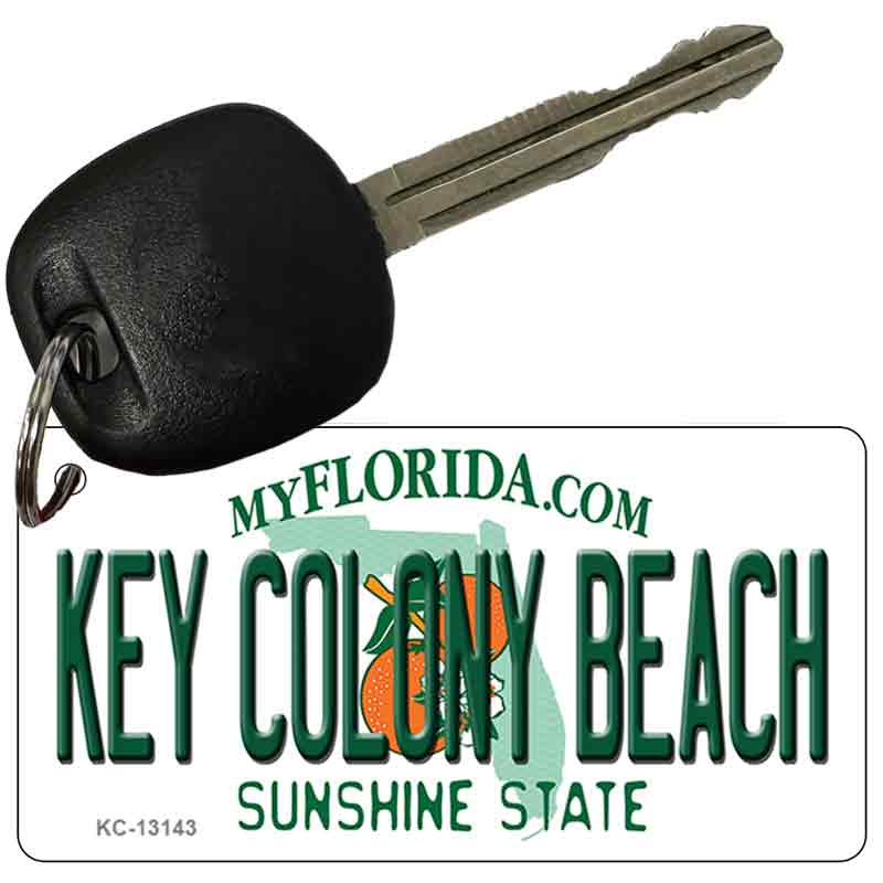 Key Colony Beach Florida Novelty Metal Key Chain KC-13143