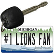 Number 1 Lions Fan Novelty Metal Key Chain KC-13145