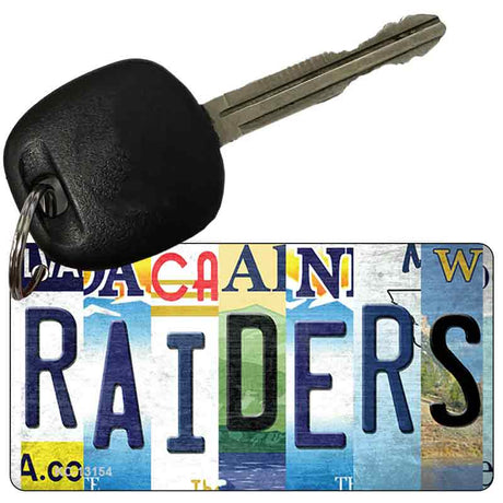 Raiders Strip Art Novelty Metal Key Chain KC-13154