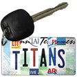 Titans Strip Art Novelty Metal Key Chain KC-13156