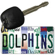 Dolphins Strip Art Novelty Metal Key Chain KC-13162