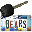 Bears Strip Art Novelty Metal Key Chain KC-13163