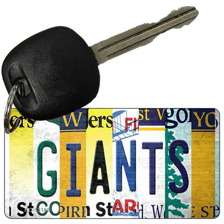 Giants Strip Art Novelty Metal Key Chain KC-13165