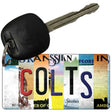 Colts Strip Art Novelty Metal Key Chain KC-13173