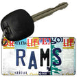 Rams Strip Art Novelty Metal Key Chain KC-13177