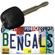 Bengals Strip Art Novelty Metal Key Chain KC-13179