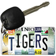 Tigers Strip Art Novelty Metal Key Chain KC-13192