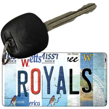 Royals Strip Art Novelty Metal Key Chain KC-13195