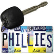 Phillies Strip Art Novelty Metal Key Chain KC-13202