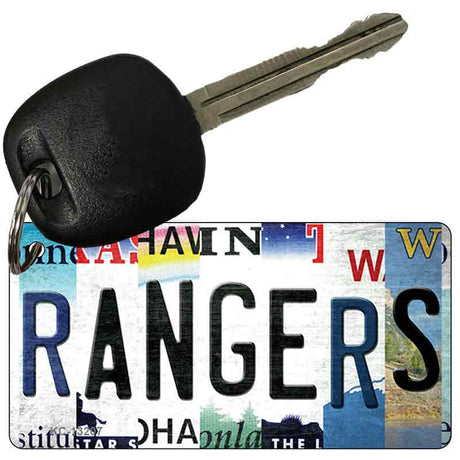 Rangers Strip Art Novelty Metal Key Chain KC-13207