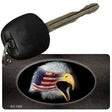 Eagle Head Black Novelty Aluminum Key Chain KC-1320